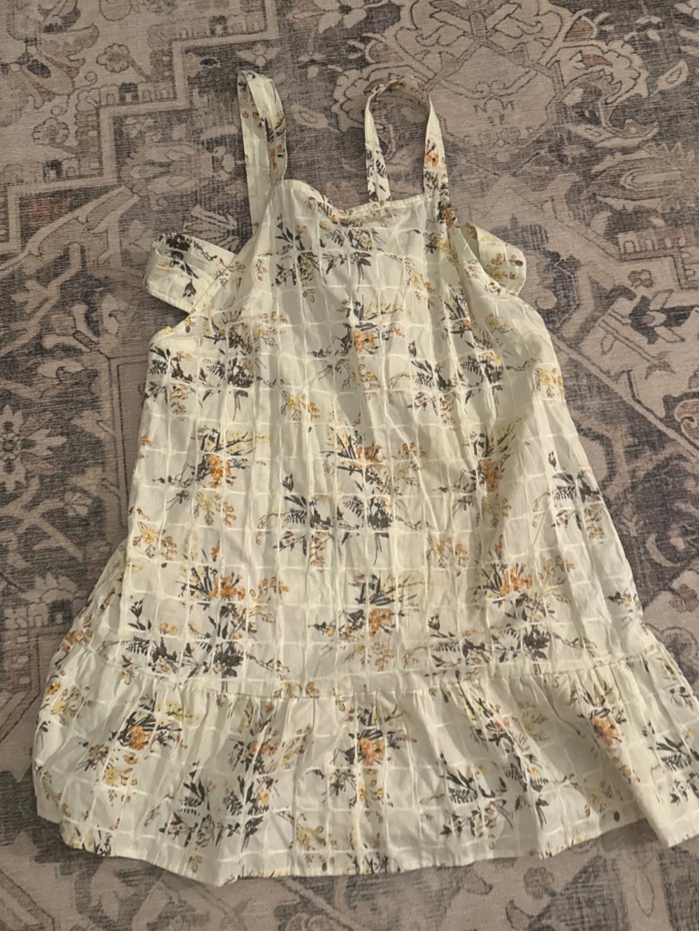 ASOS Floral backless dress